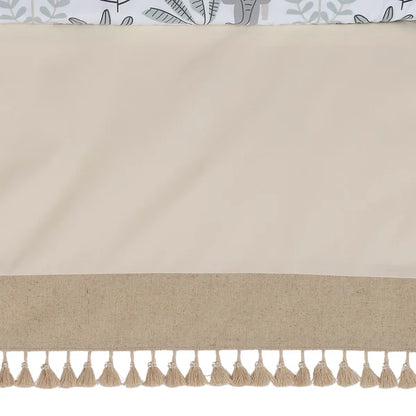 Jungle Adventure Linen/Cotton 3-Piece Nursery Baby Crib Bedding Set