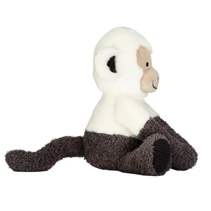 Jungle Party White/Gray Plush Monkey Stuffed Animal Toy - Charlie
