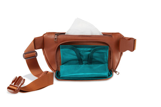 Kibou Vegan Leather Diaper Belt Bag
