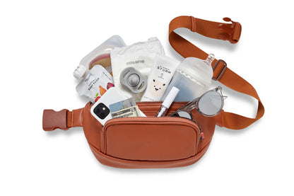 Kibou Vegan Leather Diaper Belt Bag