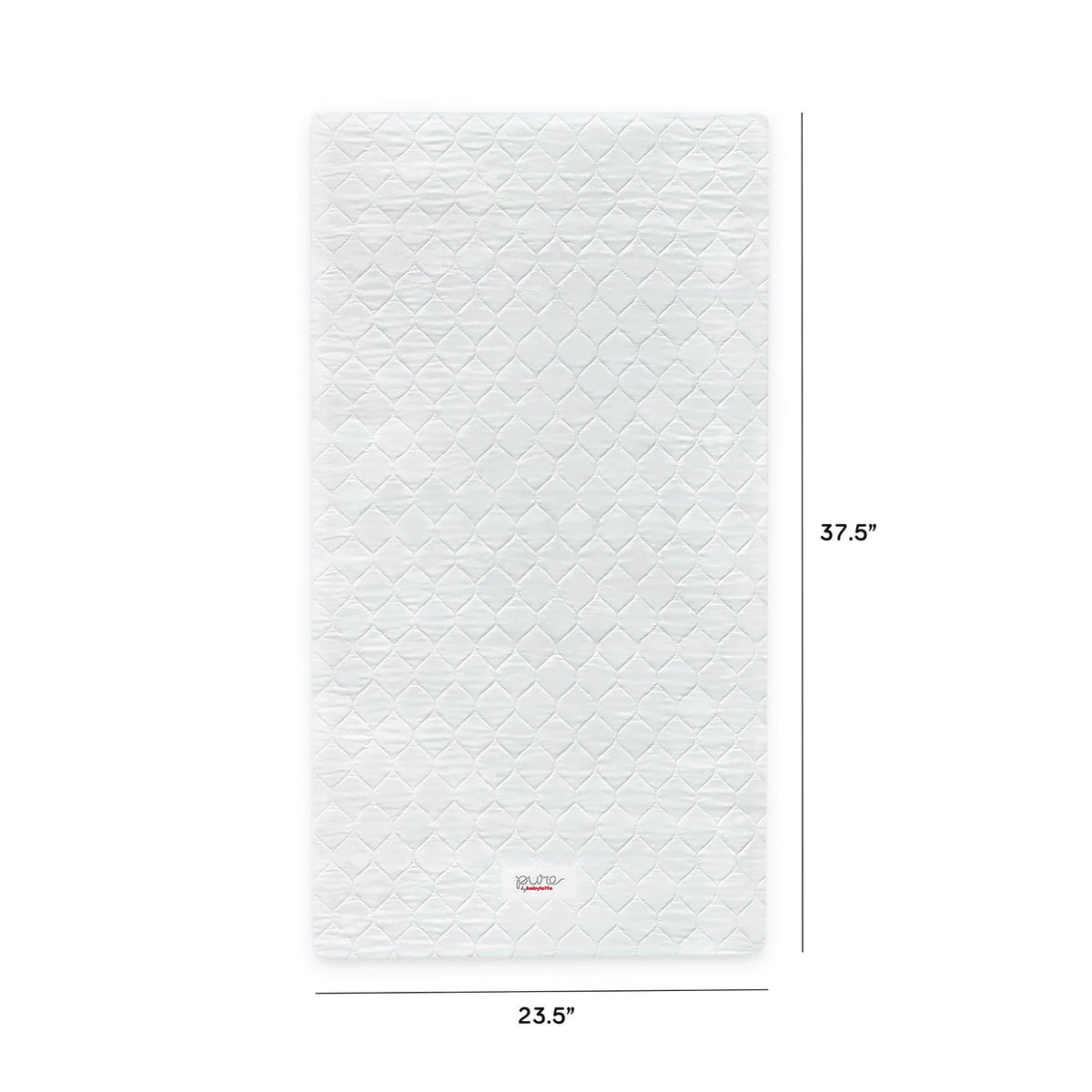 M5346C,Babyletto,Pure Core Non-Toxic Mini Crib Mattress with Hybrid Cover