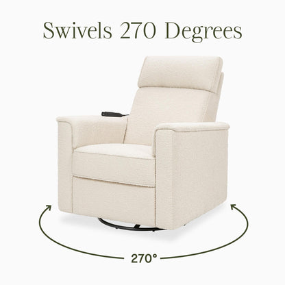 Namesake Willa Deluxe Power Recliner and Swivel Glider with Heat & Massage