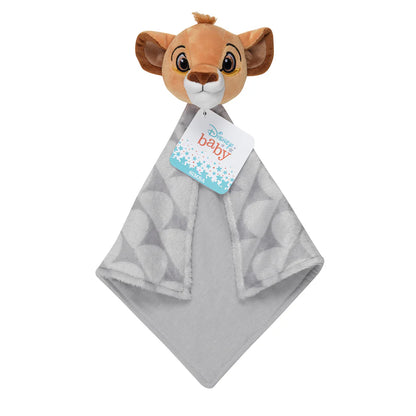 Disney Baby THE LION KING Lovey Gray Plush Security Blanket