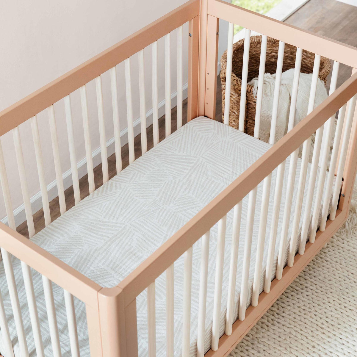 Babyletto Lolly 3-in-1 Convertible Crib with Toddler Bed Conversion Kit
