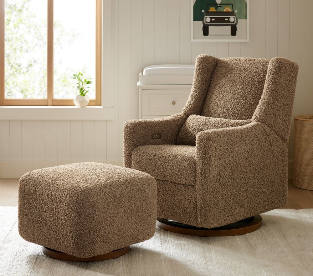 Babyletto Kiwi Electronic Recliner and Swivel Glider with USB port