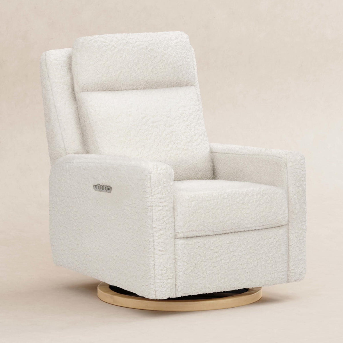 Babyletto Sigi Pro Power Recliner & Swivel Glider with Power Adjustable Headrest and Lumbar Support