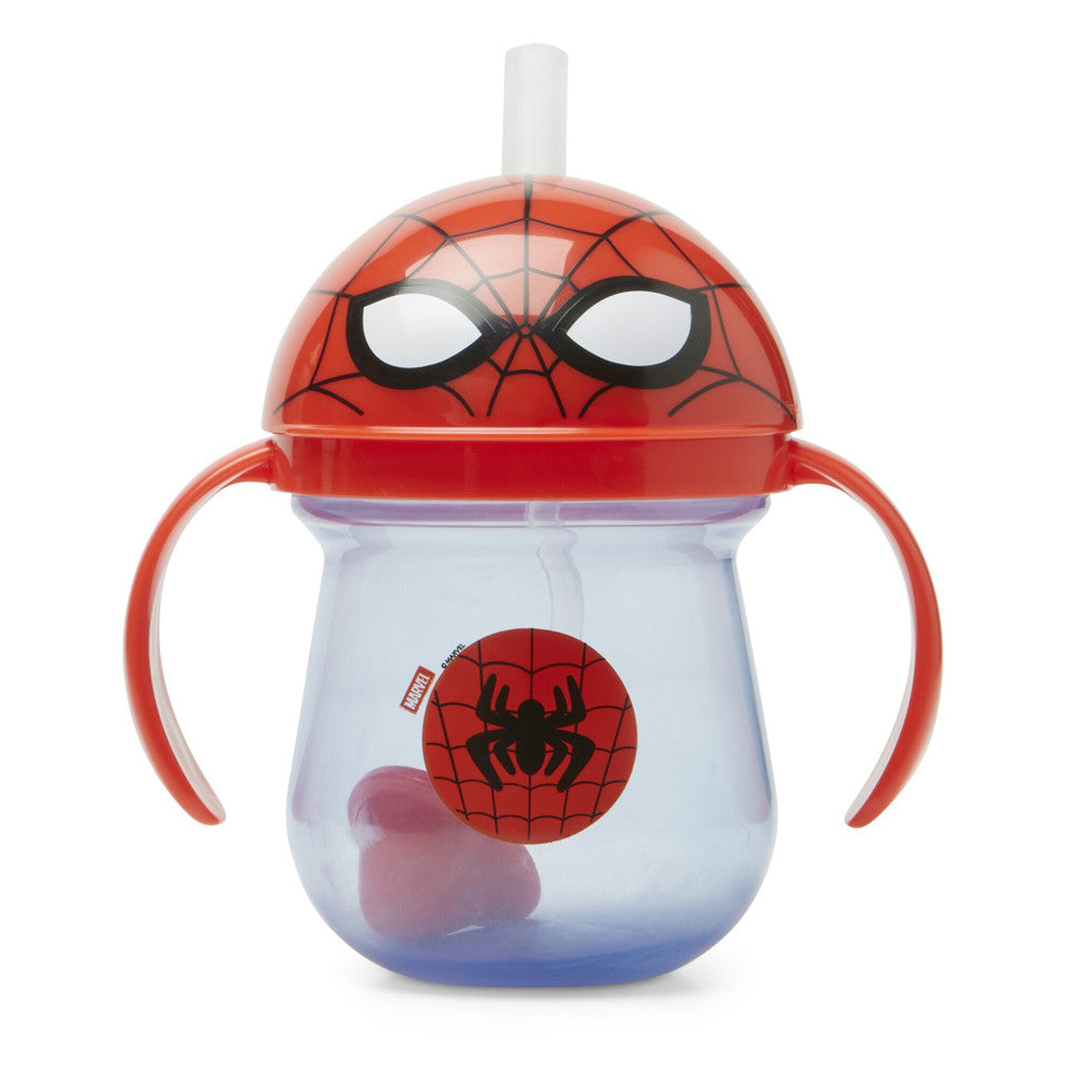 Marvel Spidey Weighted Straw Trainer Cup, 7 Oz