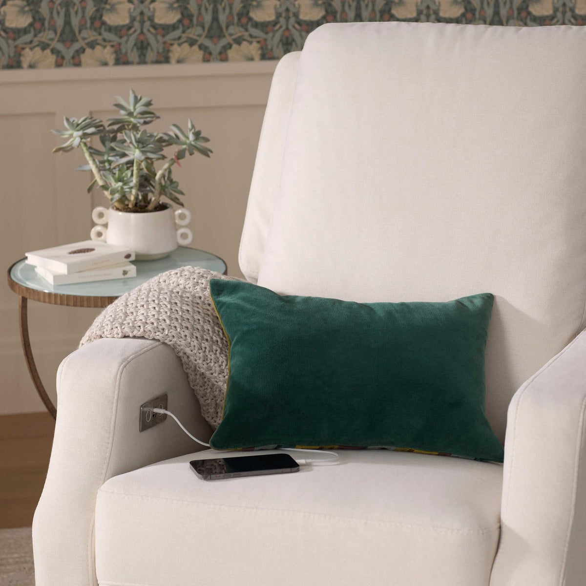 Namesake Crewe Electronic Recliner and Swivel Glider