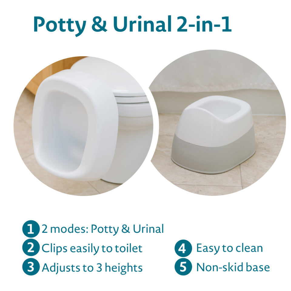 Sit or Stand™ Potty & Urinal – 2-in-1 Potty Training System