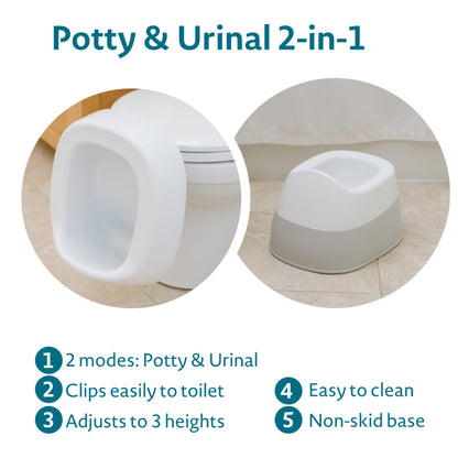 Sit or Stand™ Potty & Urinal – 2-in-1 Potty Training System