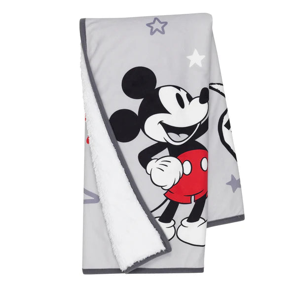 Disney Baby MICKEY MOUSE Picture Perfect Baby Blanket - Gray