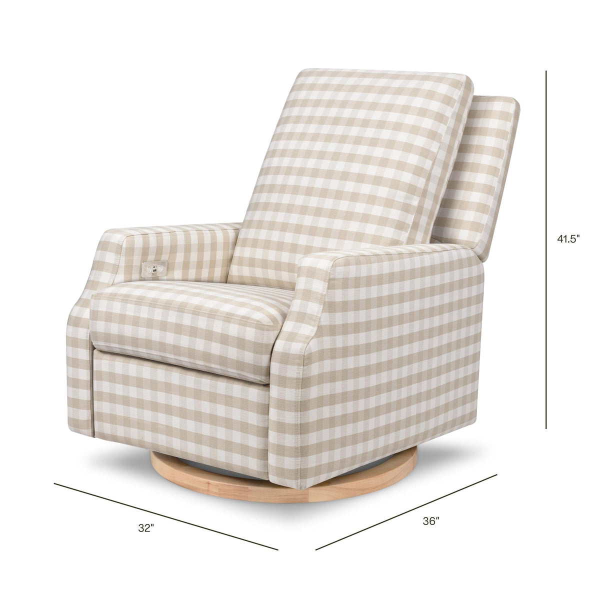 Namesake Crewe Electronic Recliner and Swivel Glider