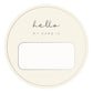 Blank Name Tags - Charcoal Foil (2 pack)