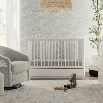 Babyletto Bento 3-in-1 Convertible Storage Crib with Toddler Bed Conversion Kit