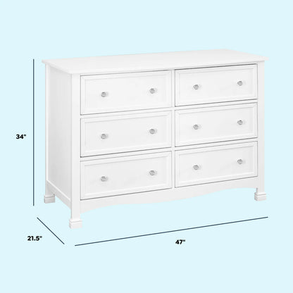 Kalani 6-Drawer Double Wide Dresser