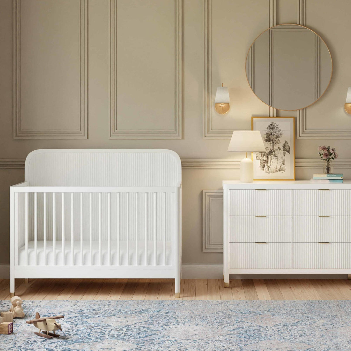 Namesake Brimsley Tambour 4-in-1 Convertible Crib