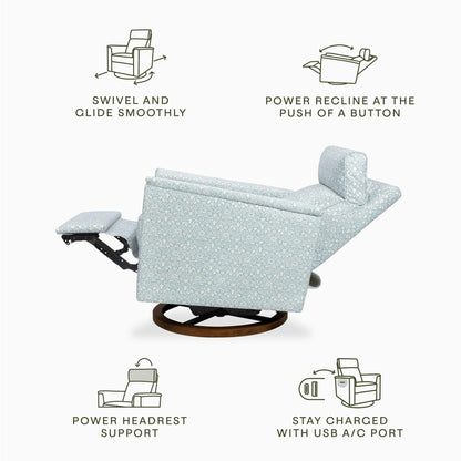 Morris & Co. x Namesake Willa Plus Power Glider Recliner w/ Power Headrest