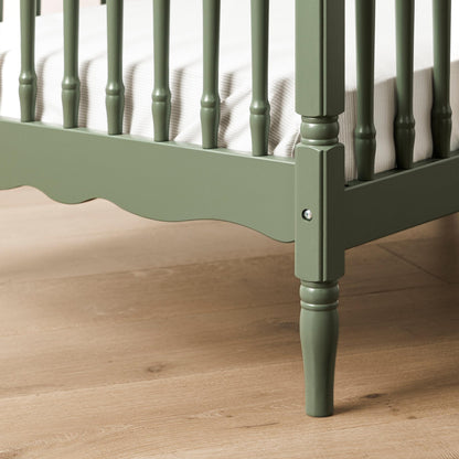 Namesake Liberty 3-in-1 Convertible Spindle Crib with Toddler Bed Conversion Kit