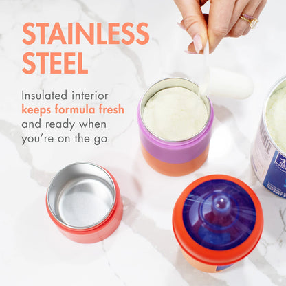 TRIFUL™ Stainless Steel Formula Stacker - Pink