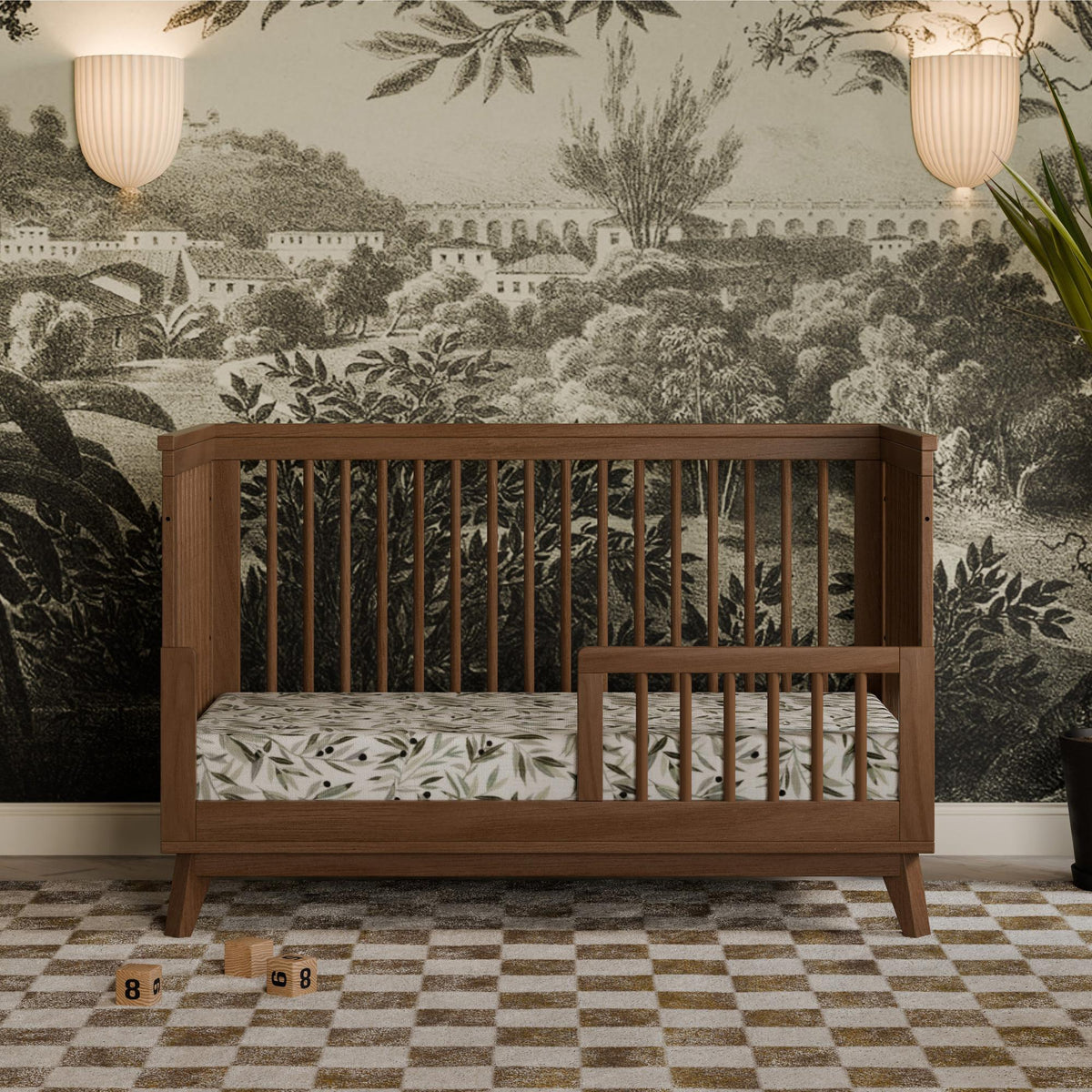 Babyletto Scoot 3-in-1 Convertible Crib with Toddler Bed Conversion Kit