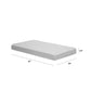 Complete Slumber Waterproof Mini Crib Mattress | Firm support | GREENGUARD Gold Certified | Lightweight | Waterproof