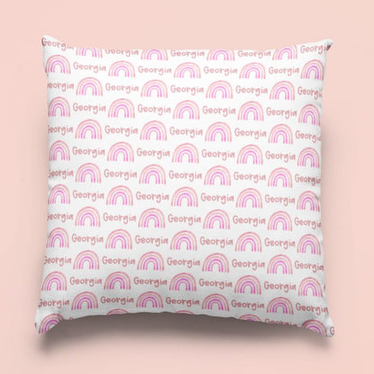 Sugar + Maple Custom Pillow | Rainbows