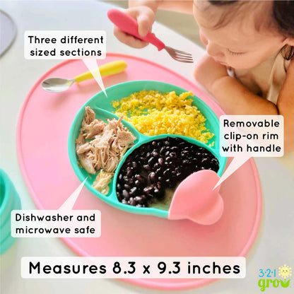 Easy Scoop & Hold Plate Set