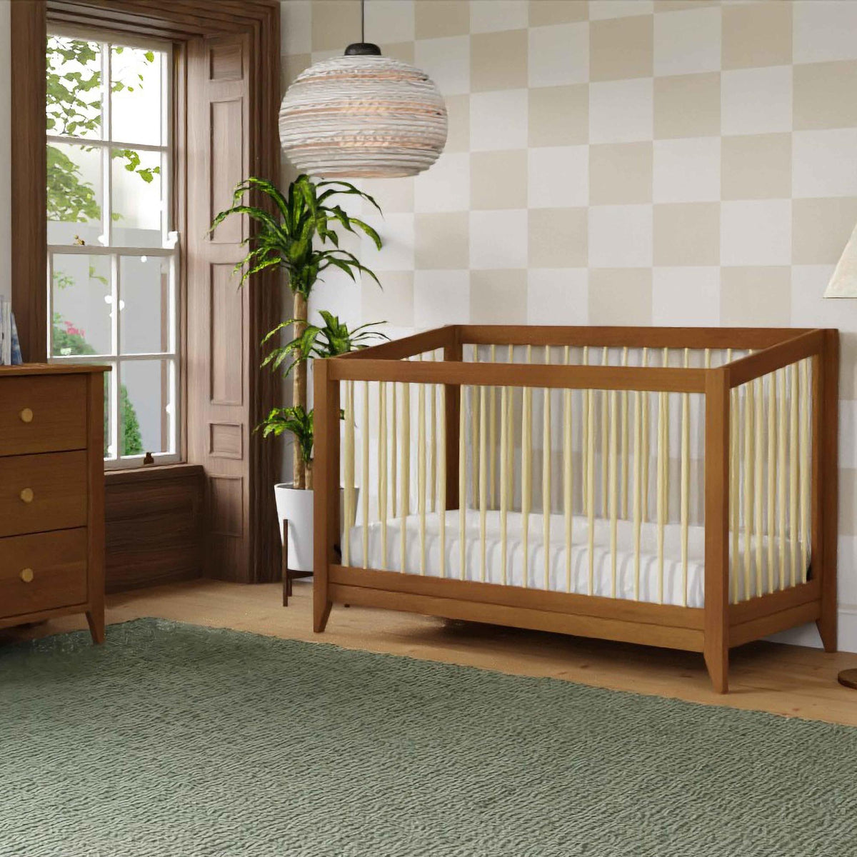 Babyletto Sprout 4-in-1 Convertible Crib with Toddler Bed Conversion Kit