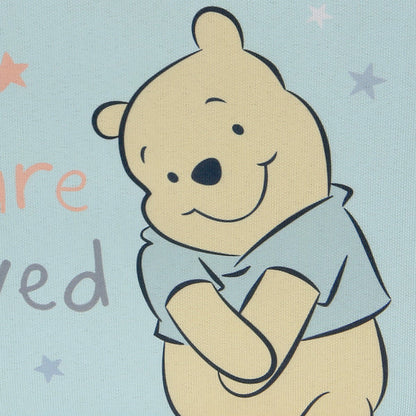 Disney Baby Winnie the Pooh Blue Foldable Storage Basket/Container