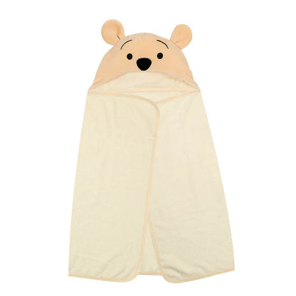 Disney Baby Winnie the Pooh Tan Cotton Hooded Baby Bath Towel