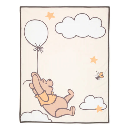 Disney Baby WINNIE THE POOH Picture Perfect Faux Shearling Baby Blanket