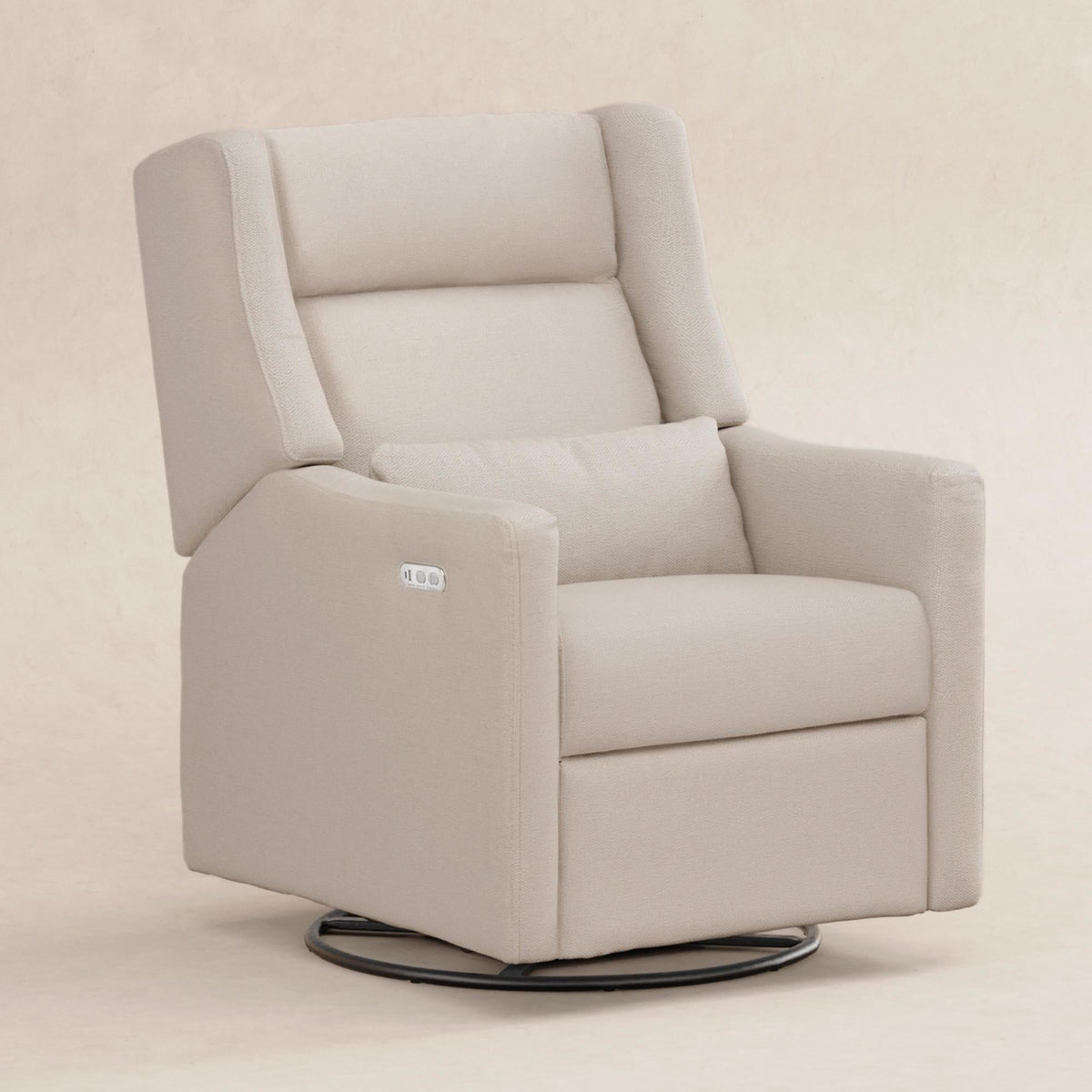 Babyletto Kiwi Plus Power Recliner and Swivel Glider with Power Adjustable Headrest and USB Port