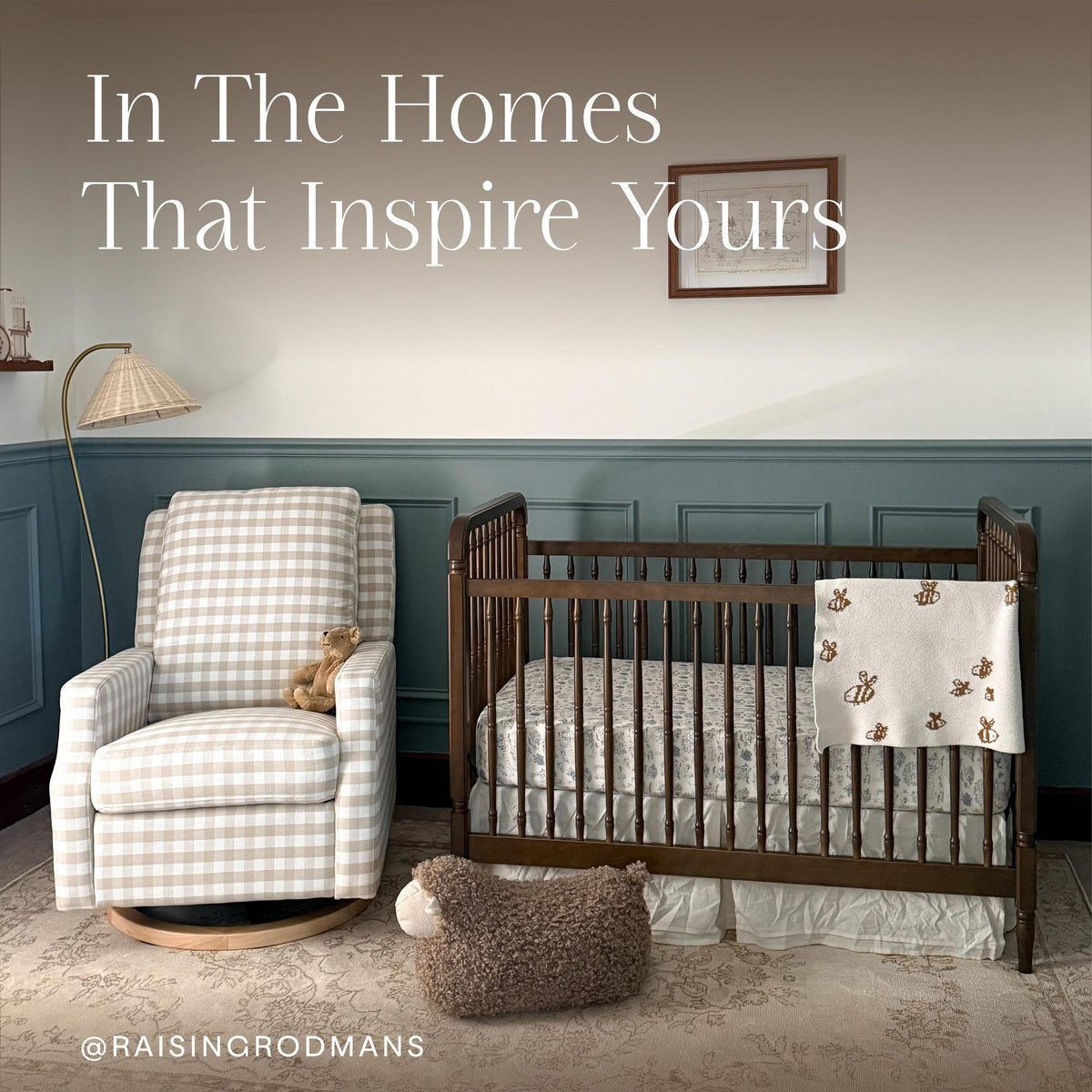 Namesake Liberty 3-in-1 Convertible Spindle Crib with Toddler Bed Conversion Kit