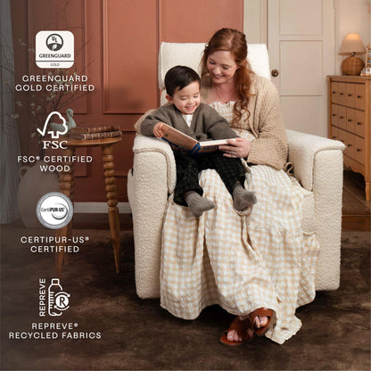 Namesake Willa Deluxe Power Recliner and Swivel Glider with Heat & Massage
