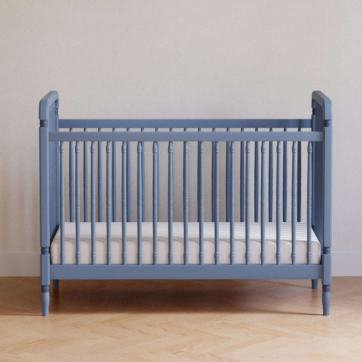 Namesake Liberty 3-in-1 Convertible Spindle Crib with Toddler Bed Conversion Kit