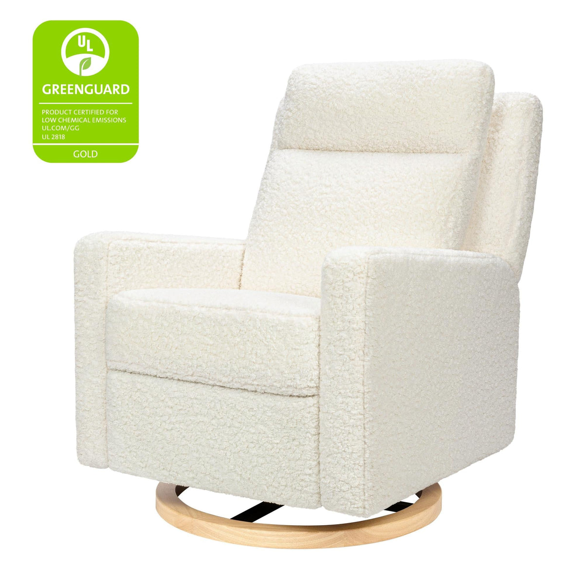 Babyletto Sigi Pro Power Recliner & Swivel Glider with Power Adjustable Headrest and Lumbar Support
