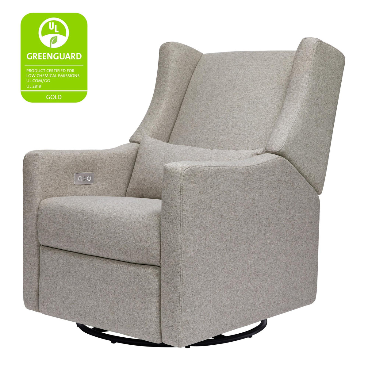 Babyletto Kiwi Electronic Recliner and Swivel Glider with USB port