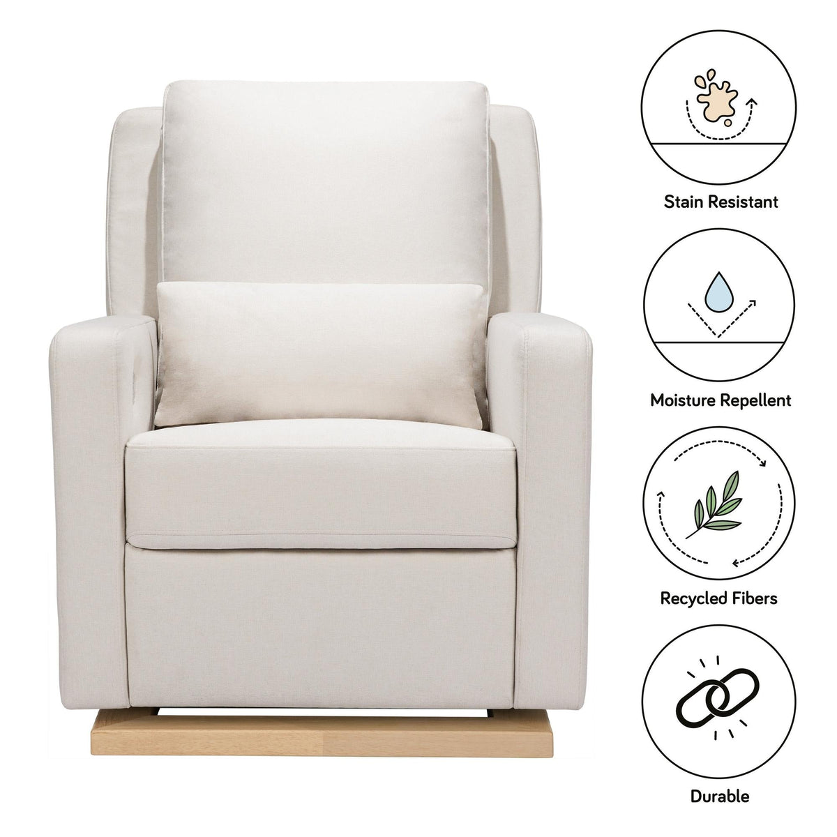 Babyletto Sigi Electronic Recliner and Glider with USB Port