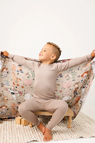 Round Up Gang Muslin Blanket