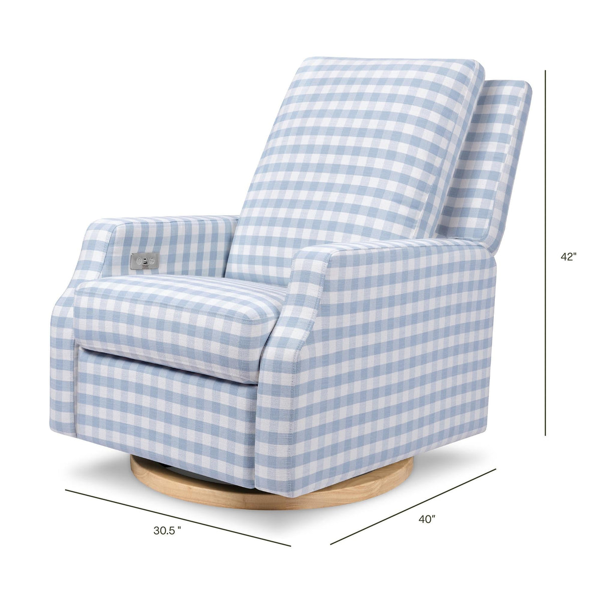 Namesake Crewe Electronic Recliner and Swivel Glider