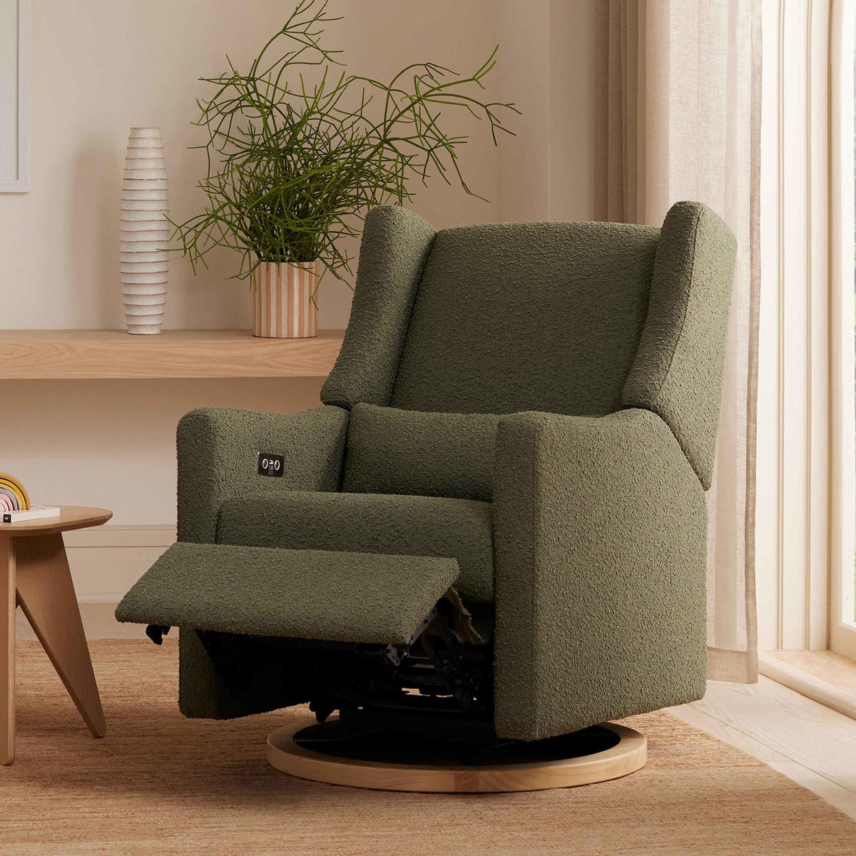 Babyletto Kiwi Electronic Recliner and Swivel Glider with USB port