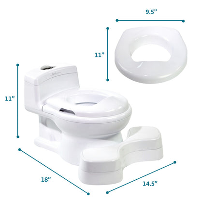 Super Pooper™ Plus Potty Training System with Foot Rest – 2-in-1 Potty Chair and Toddler Potty Seat