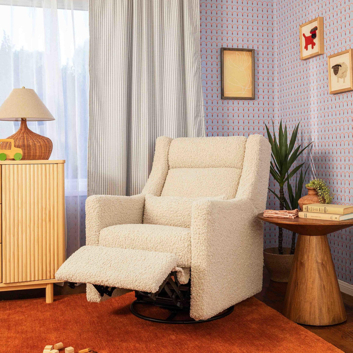 Babyletto Kiwi Plus Power Recliner and Swivel Glider with Power Adjustable Headrest and USB Port