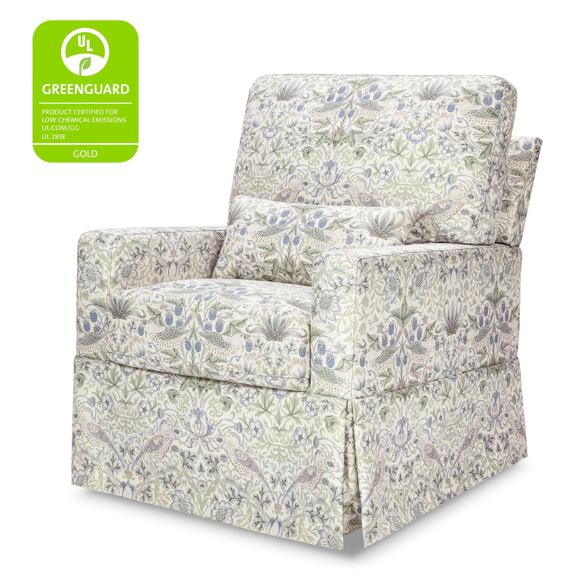 Morris & Co. x Namesake Crawford Pillowback Comfort Swivel Glider