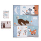 Sleepytime Bear Woodland 3-Pc Baby Nursery Crib Bedding Set