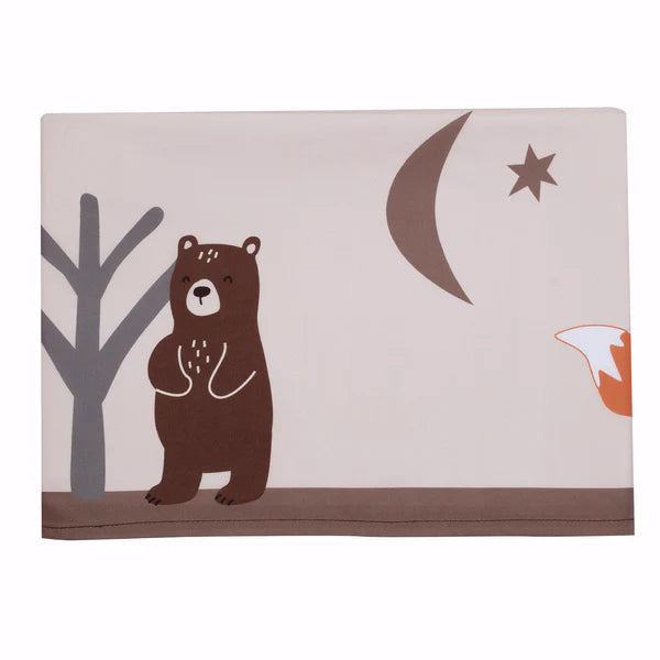 Sleepytime Bear Woodland 3-Pc Baby Nursery Crib Bedding Set
