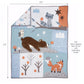 Sleepytime Bear Woodland 3-Pc Baby Nursery Crib Bedding Set