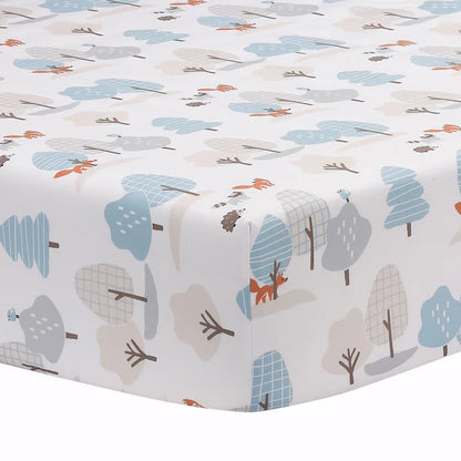Sleepytime Bear Woodland 3-Pc Baby Nursery Crib Bedding Set