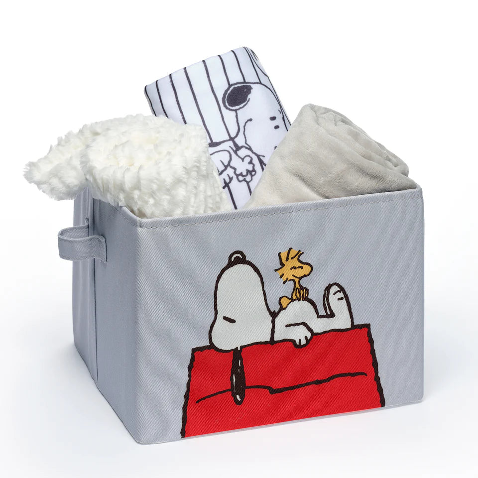 Snoopy Foldable/Collapsible Storage Bin/Basket Organizer w/ Handles