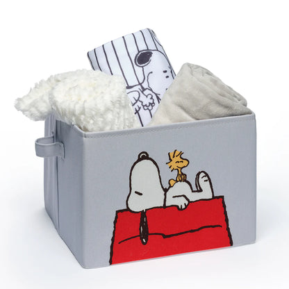 Snoopy Foldable/Collapsible Storage Bin/Basket Organizer w/ Handles